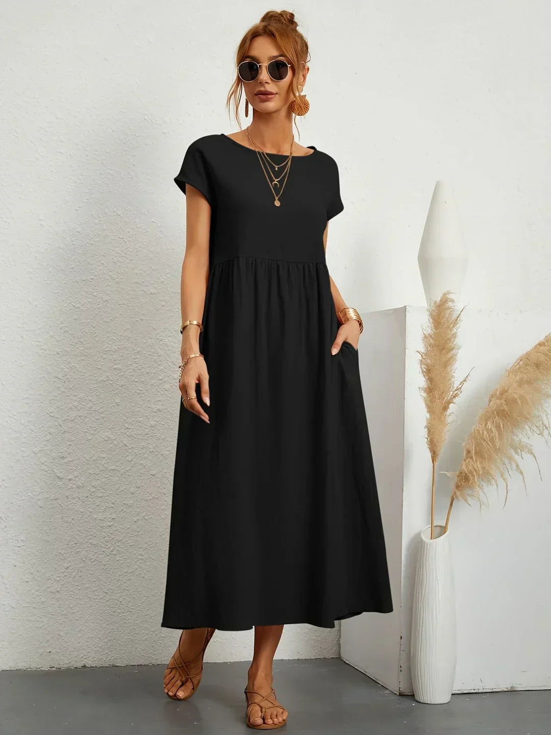Rose™ — Robe midi fluide à l'élégance intemporelle