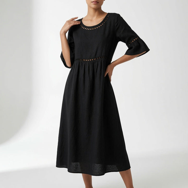 Lysévora™ — Robe midi fluide élégance estivale