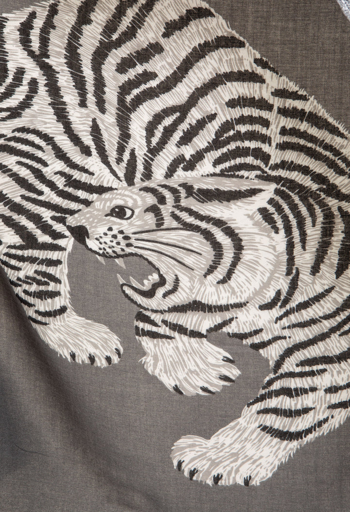 Écharpe Léopard & Tigre