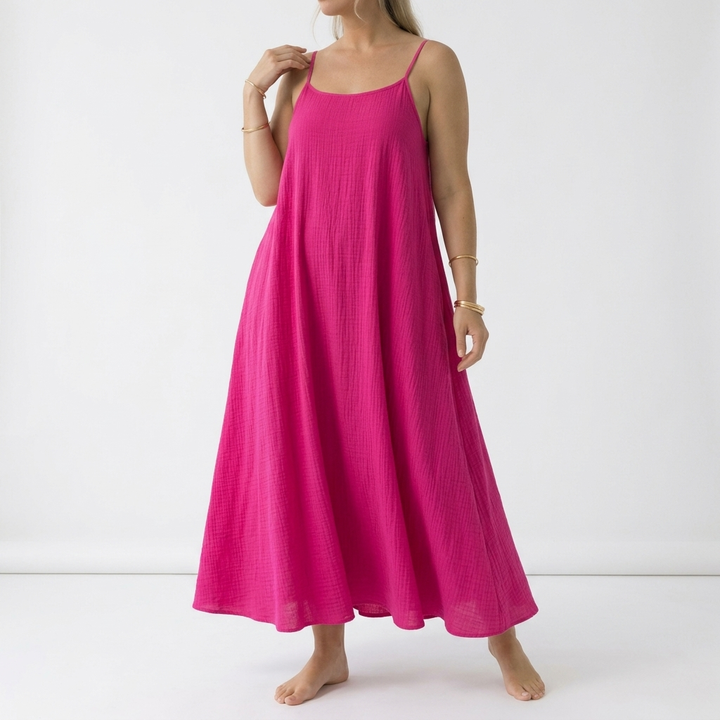 Dorsale™ — Robe maxi dos nu bretelles lacet