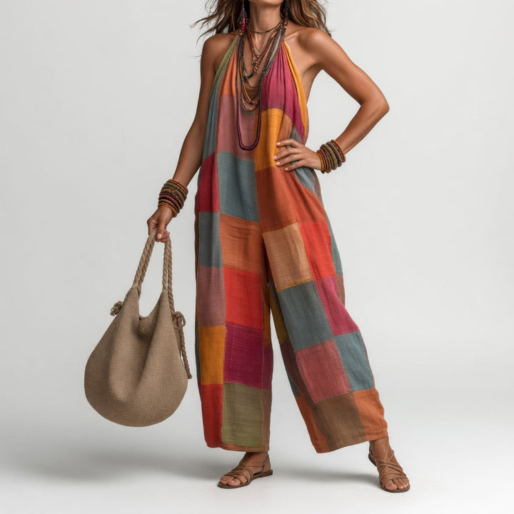 Mosaïque™ — Combinaison patchwork sans manches ample