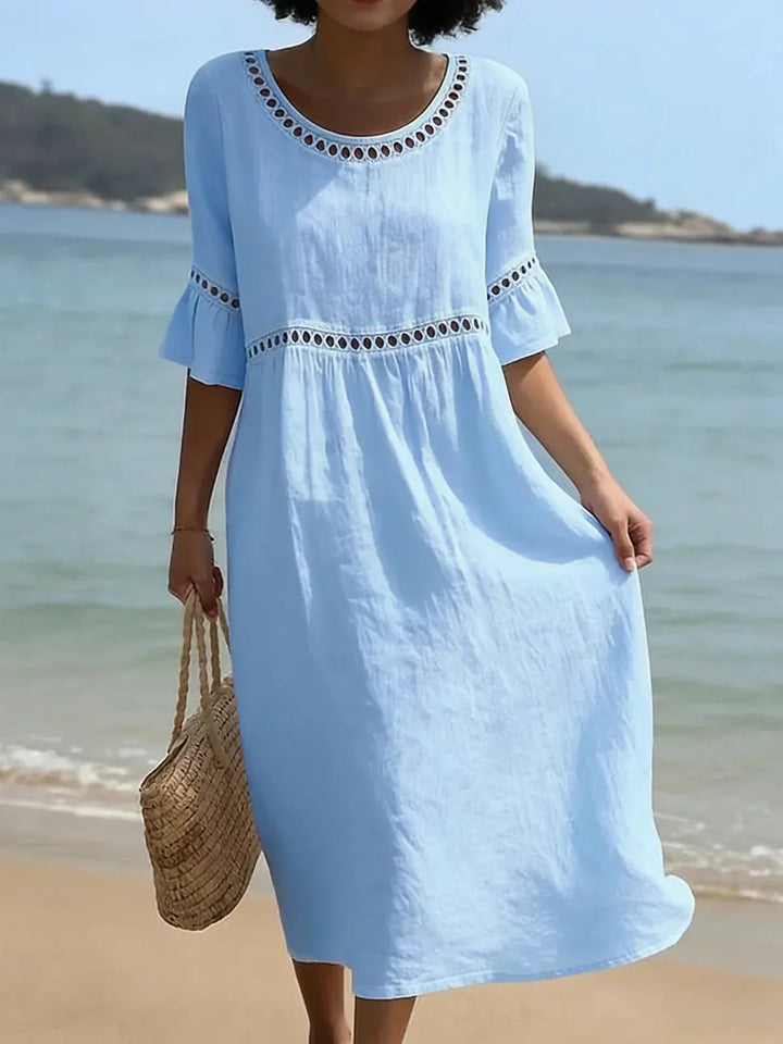 Élodie™ – Robe longue élégante à effet ventre plat