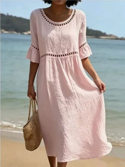 Élodie™ – Robe longue élégante à effet ventre plat