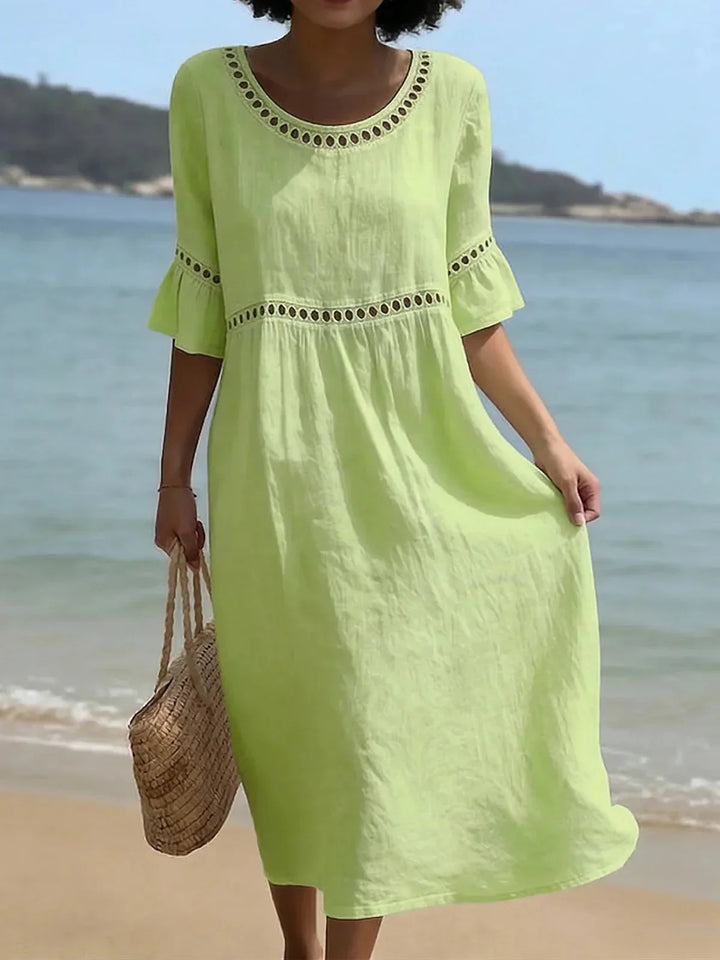 Élodie™ – Robe longue élégante à effet ventre plat