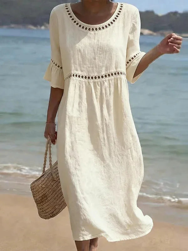 Élodie™ – Robe longue élégante à effet ventre plat