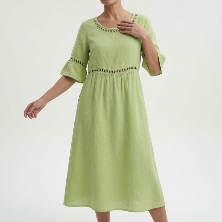 Lysévora™ — Robe midi fluide élégance estivale