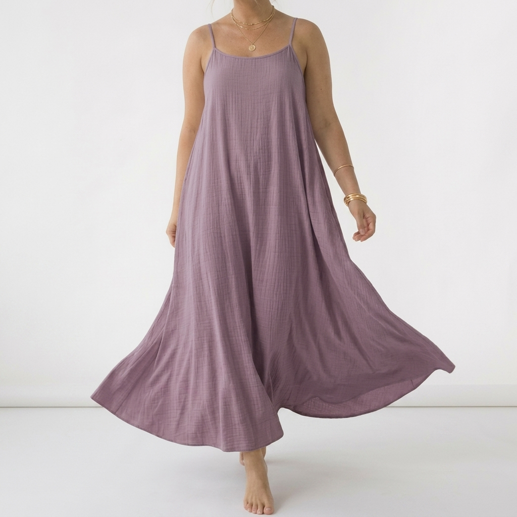 Dorsale™ — Robe maxi dos nu bretelles lacet