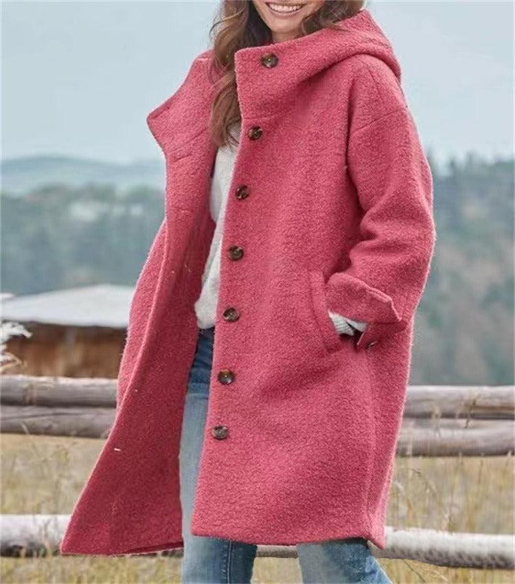 Manteau Elvire – Chaleur et confort à capuche