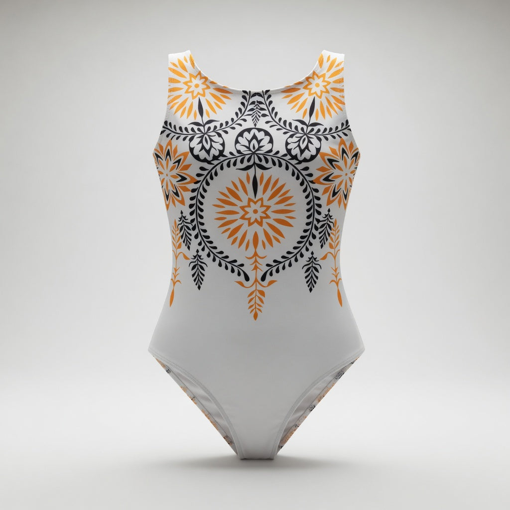 Arabesque™ — Maillot une pièce imprimé mandala allure envoûtante