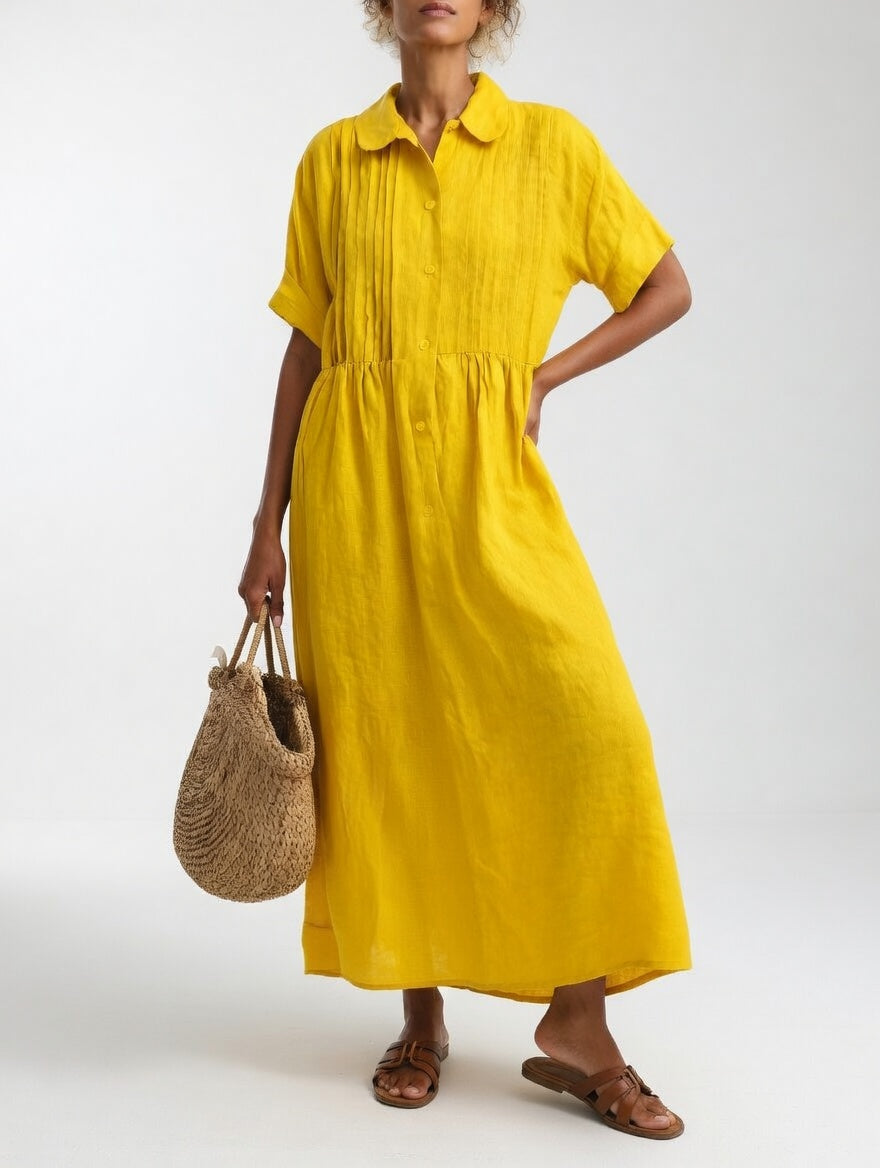 Lysandra™ | Robe chemise fluide estivale