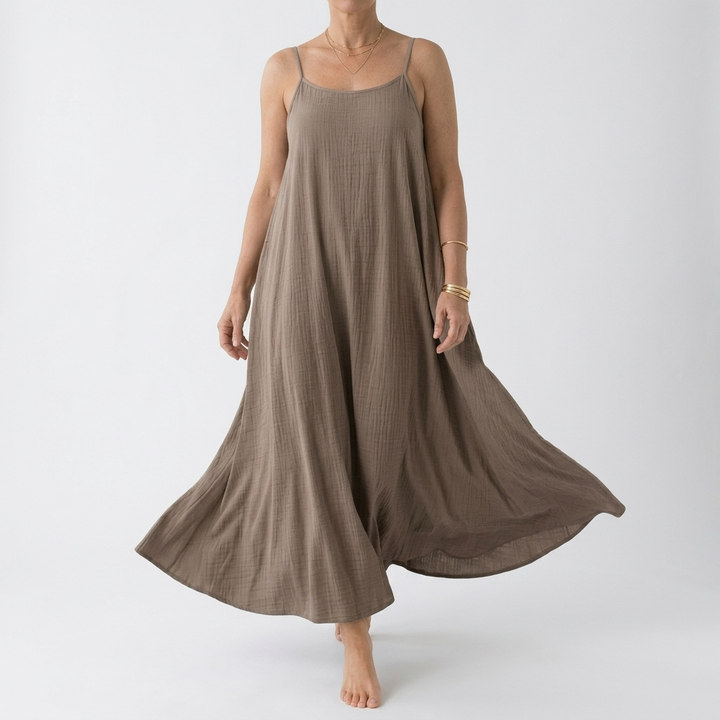 Dorsale™ — Robe maxi dos nu bretelles lacet