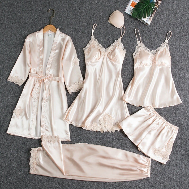 Élyséanne™ — Ensemble satin luxe nuit élégante