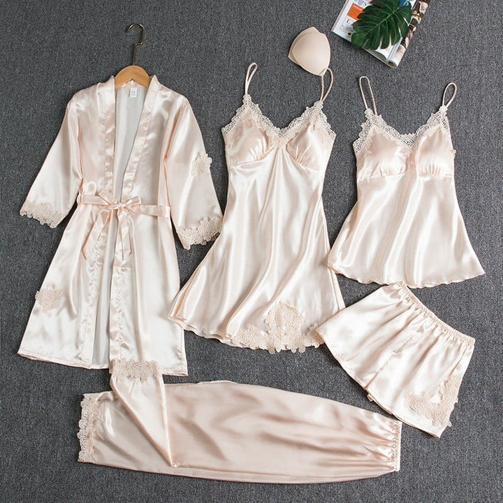 Élyséanne™ — Ensemble satin luxe nuit élégante