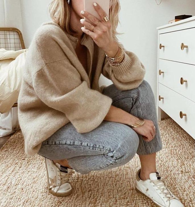 Gilet Vero – Coupe oversize et épaules tombantes