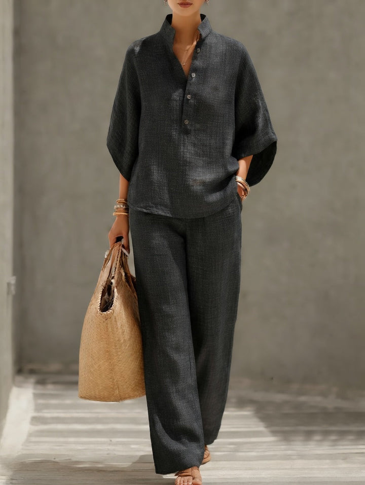 Floriane™ — Ensemble deux pièces élégant au style naturel