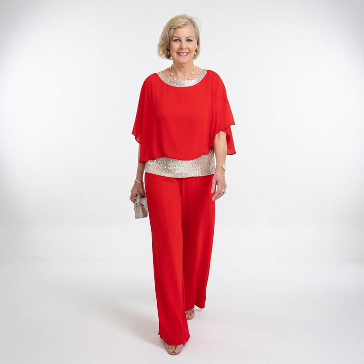 Vivienne™ — Ensemble élégant deux pièces à coupe fluide
