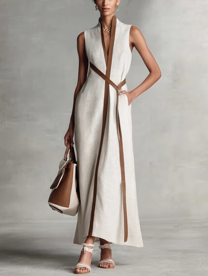 Éléonore™ — Robe longue élégante à silhouette structurée