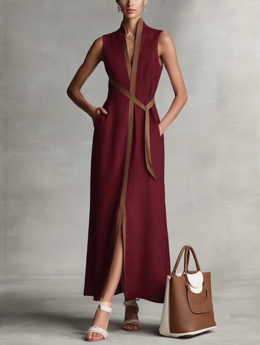 Éléonore™ — Robe longue élégante à silhouette structurée