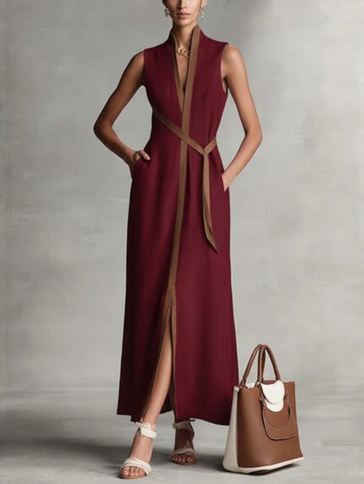Éléonore™ — Robe longue élégante à silhouette structurée