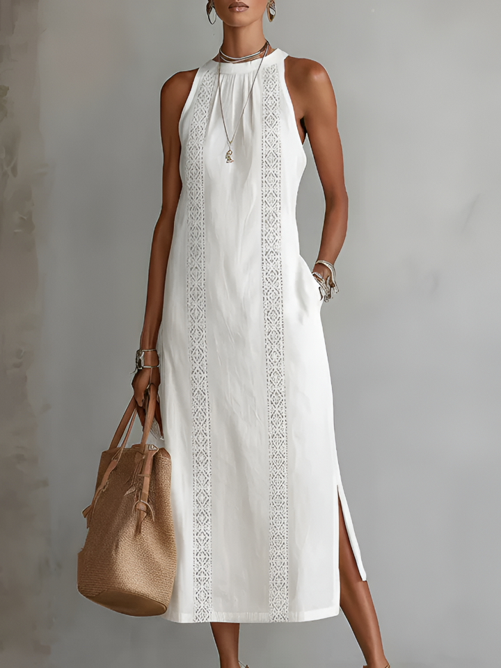 Marcelline™ — Robe midi minimaliste à élégance naturelle