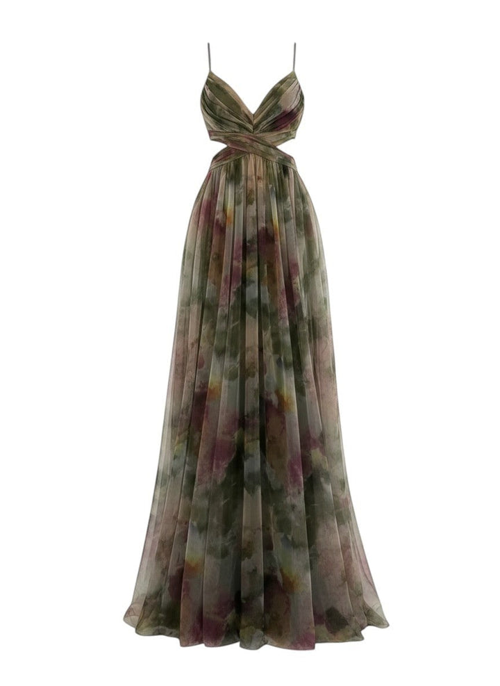 Émilienne™ — Robe longue artistique à effet fluide