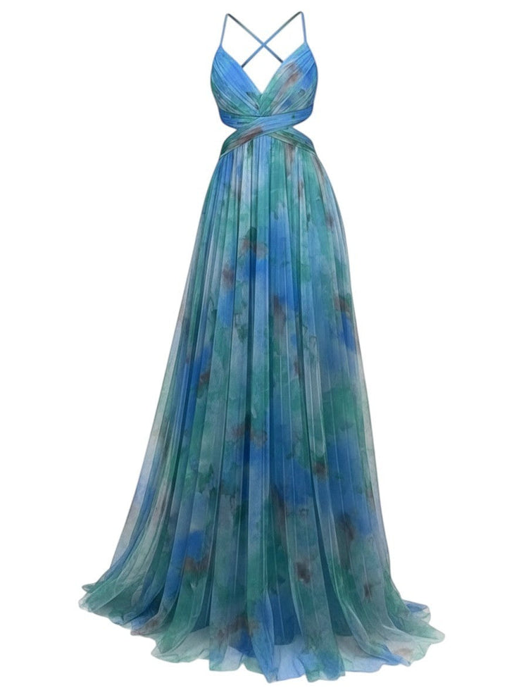 Émilienne™ — Robe longue artistique à effet fluide