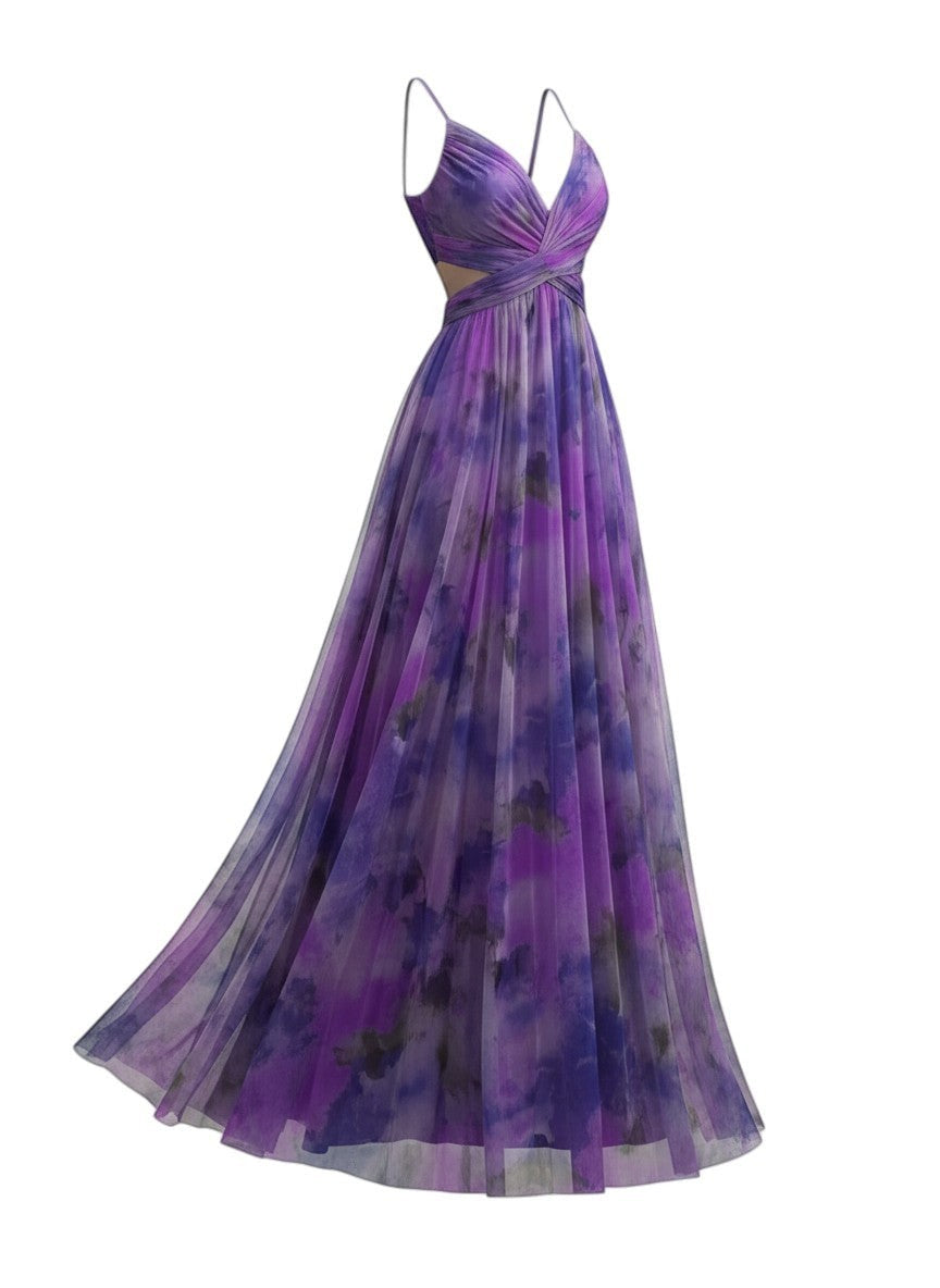 Émilienne™ — Robe longue artistique à effet fluide