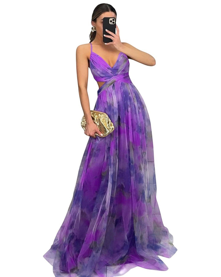 Émilienne™ — Robe longue artistique à effet fluide
