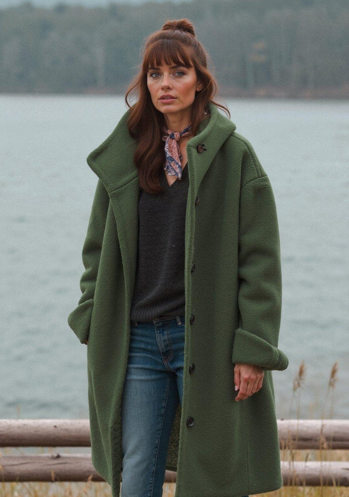 Manteau Elvire – Chaleur et confort à capuche