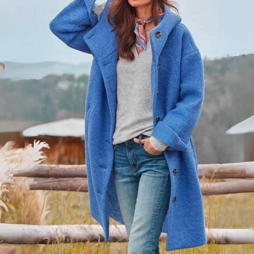 Manteau Elvire – Chaleur et confort à capuche