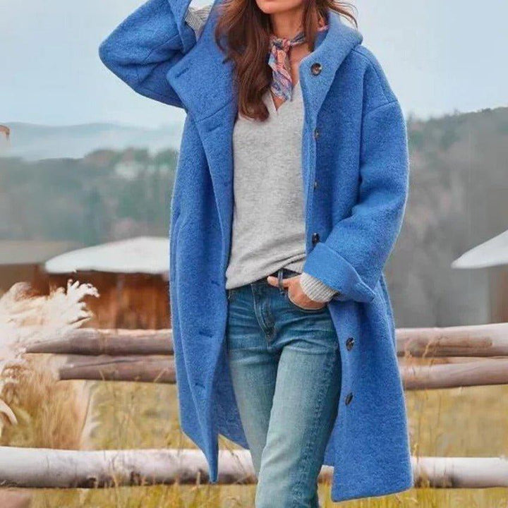 Manteau Elvire – Chaleur et confort à capuche