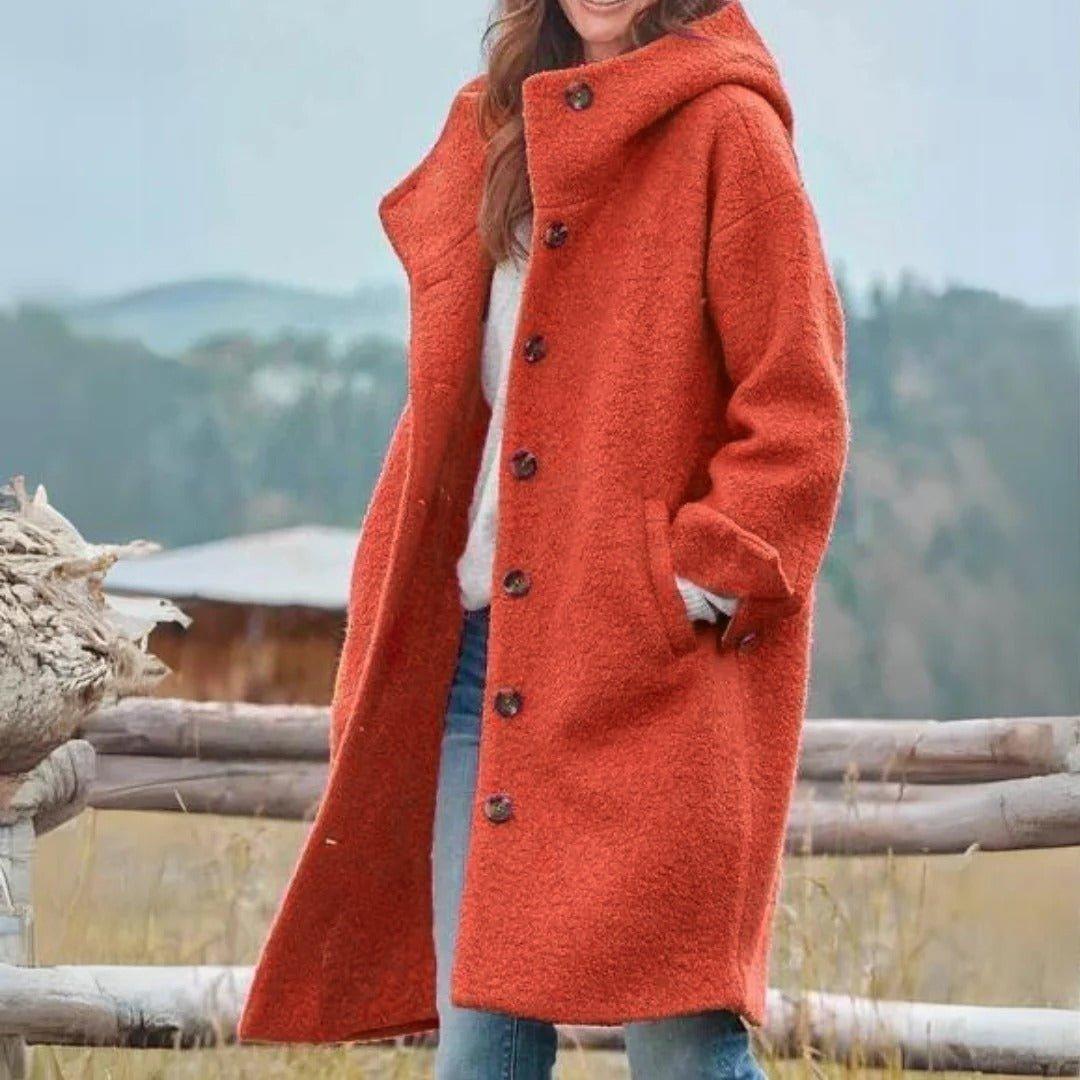 Manteau Elvire – Chaleur et confort à capuche