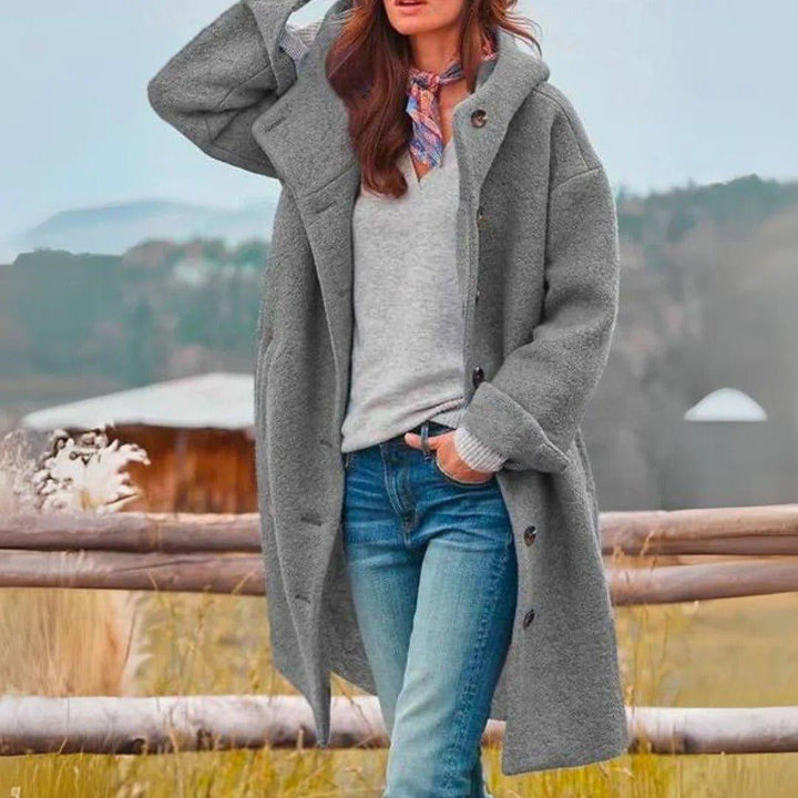 Manteau Elvire – Chaleur et confort à capuche