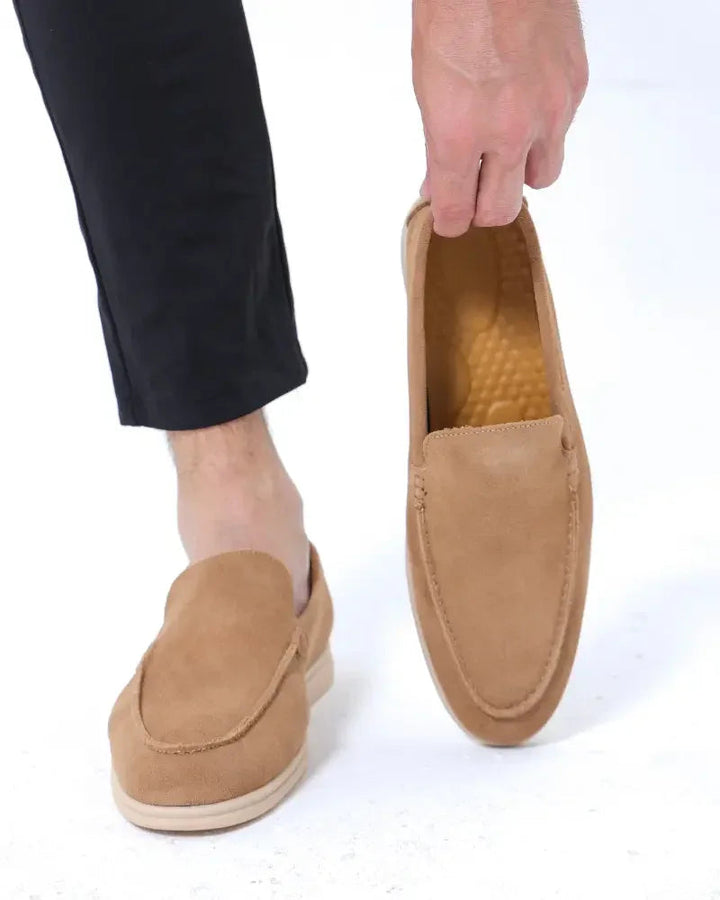 Mocassins en daim haut de gamme Old Money