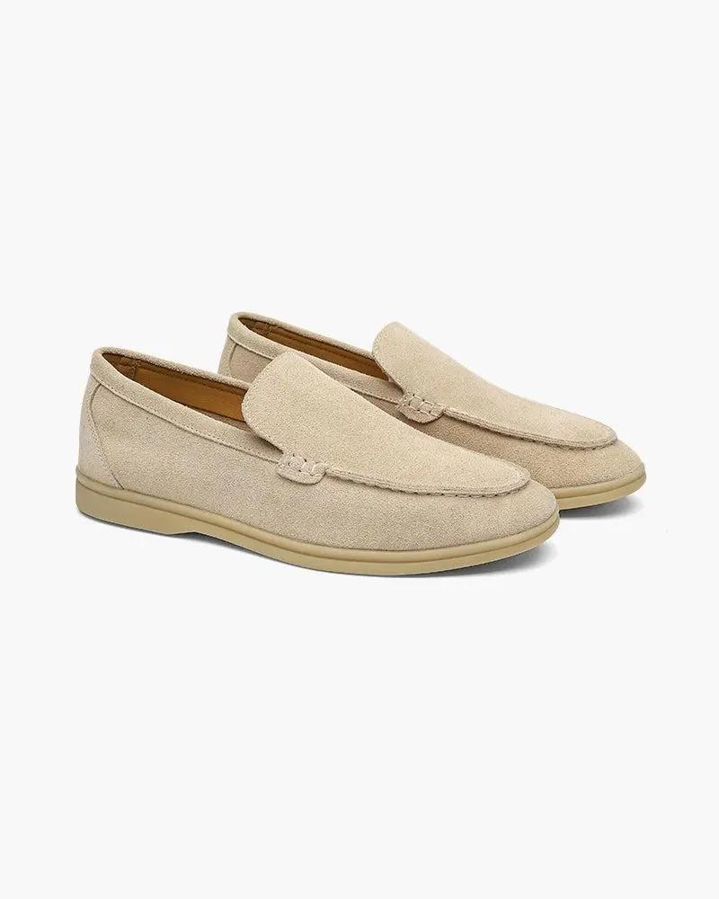 Mocassins en daim haut de gamme Old Money