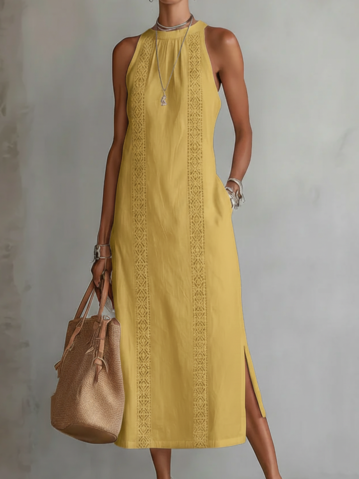 Marcelline™ — Robe midi minimaliste à élégance naturelle