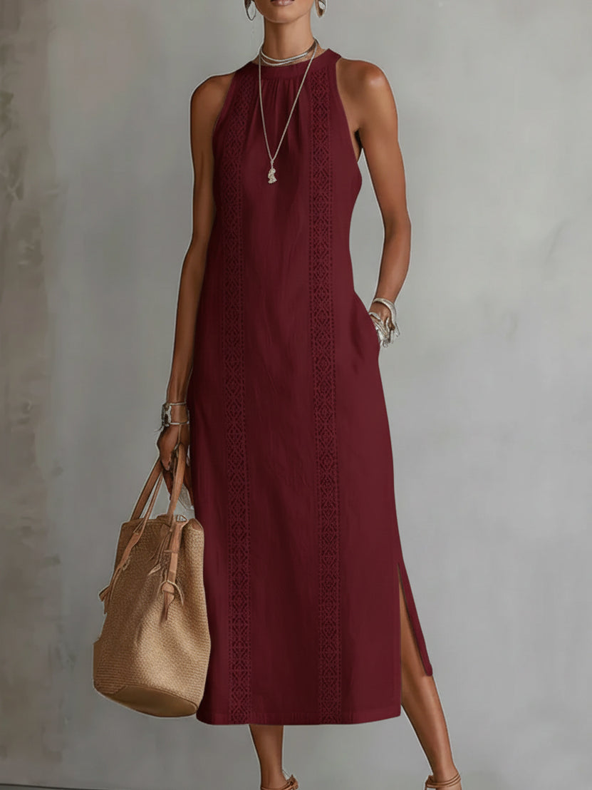 Marcelline™ — Robe midi minimaliste à élégance naturelle