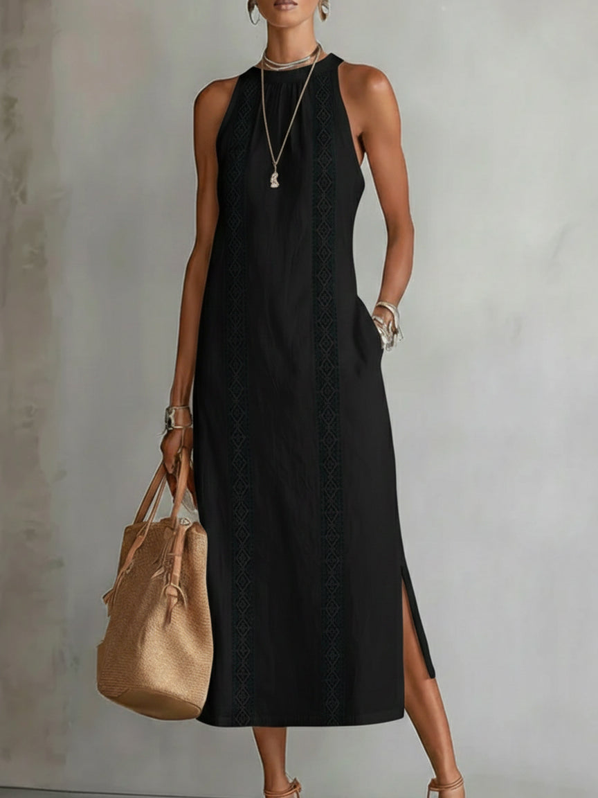 Marcelline™ — Robe midi minimaliste à élégance naturelle