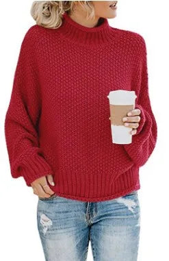 Pull Maelle – Col montant et bandes tricolores