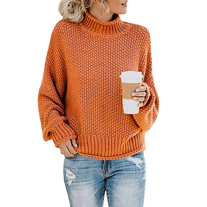 Pull Maelle – Col montant et bandes tricolores