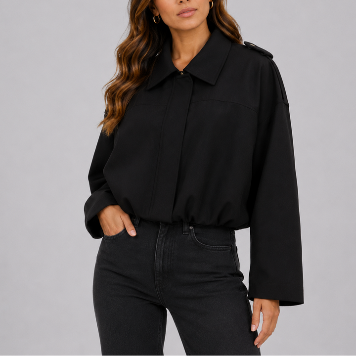 Bomber Althéa – Effet suédine oversize