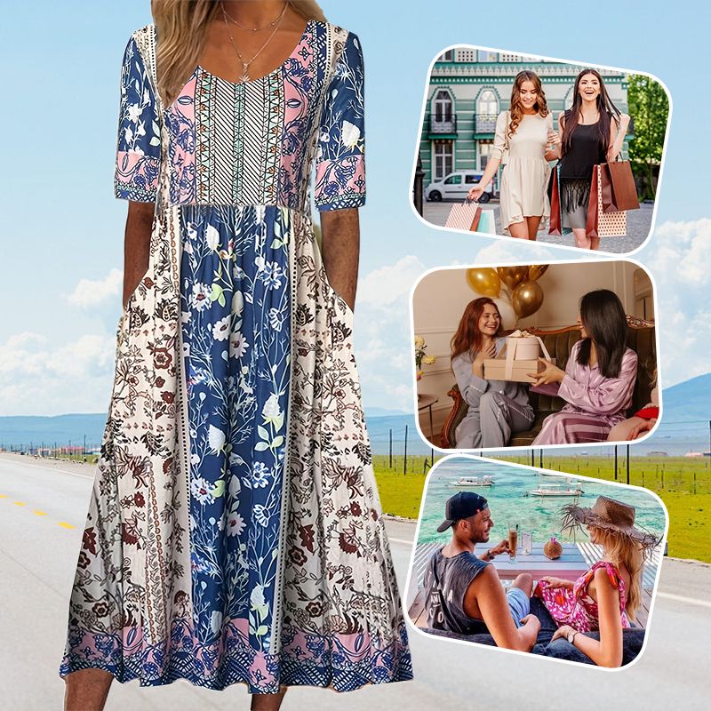 Julie™ — Robe bohème élégante et confortable
