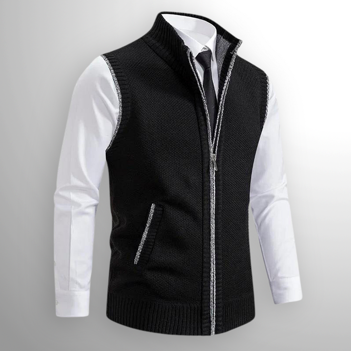 Harlain™ – Le gilet zippé alliant élégance et confort intemporel
