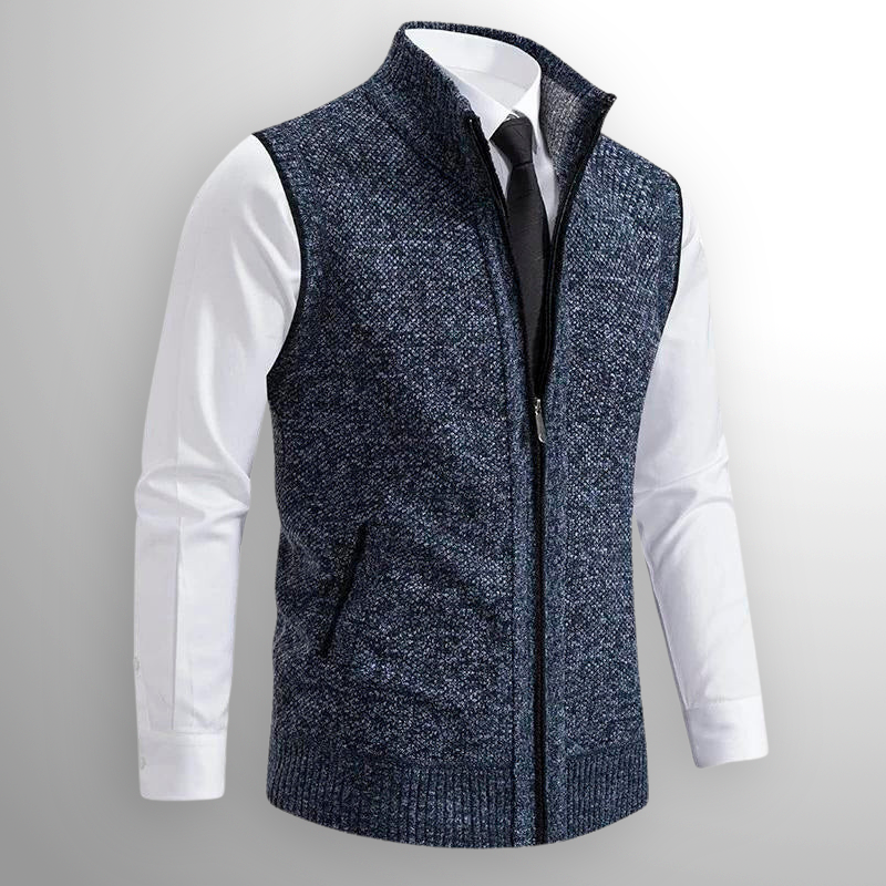 Harlain™ – Le gilet zippé alliant élégance et confort intemporel