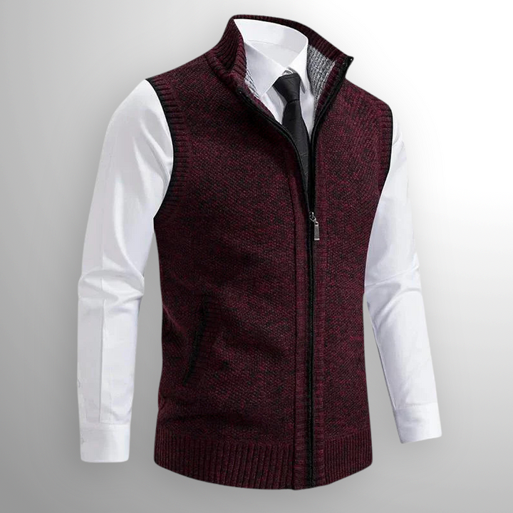 Harlain™ – Le gilet zippé alliant élégance et confort intemporel