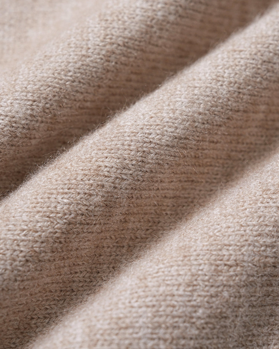 Pull en tricot à col rond kaki