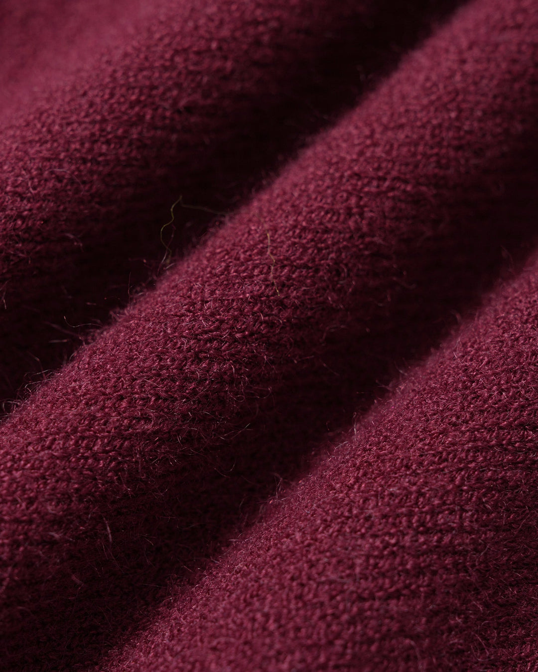 Cardigan en Tricot à Boutons à Manches Longues Rouge Vin