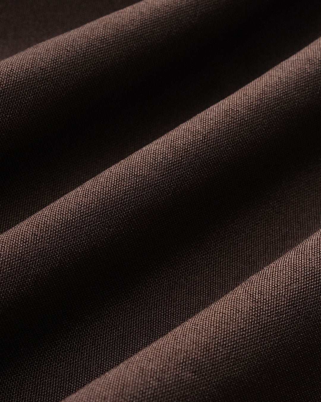Pantalon Décontracté à Poches Taille Naturelle Café