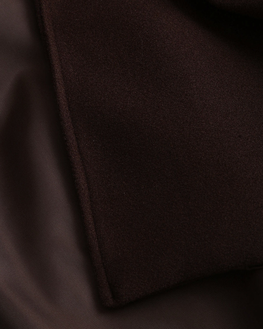 Manteau Châle Ceinturé Café