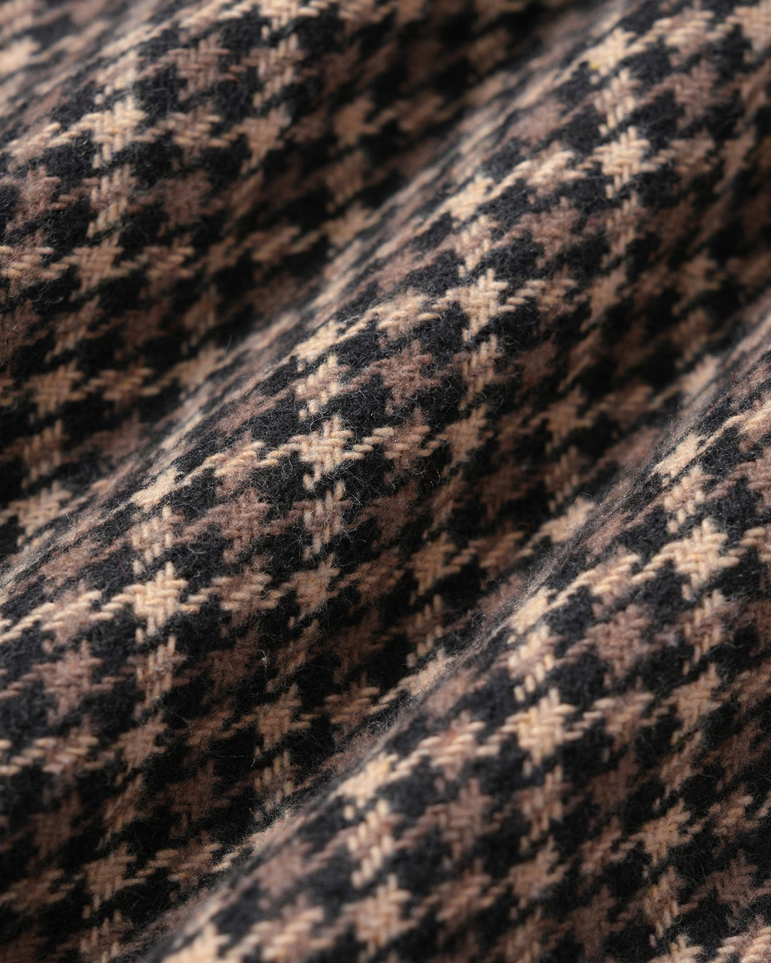 Veste à Poches Zippées Géométriques Marron